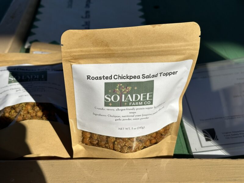 Roasted Chickpea Salad Topper